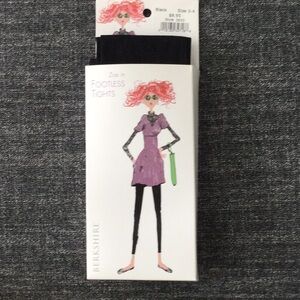 Berkshire Black Footless Tights